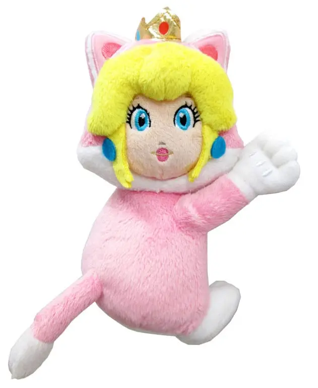 Super Mario Magnet Plush Figure Cat Peach 19 cm termékfotó