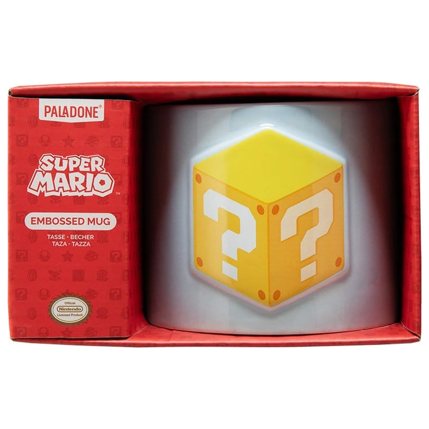 Super Mario Hrnček Embossed produktová fotografia