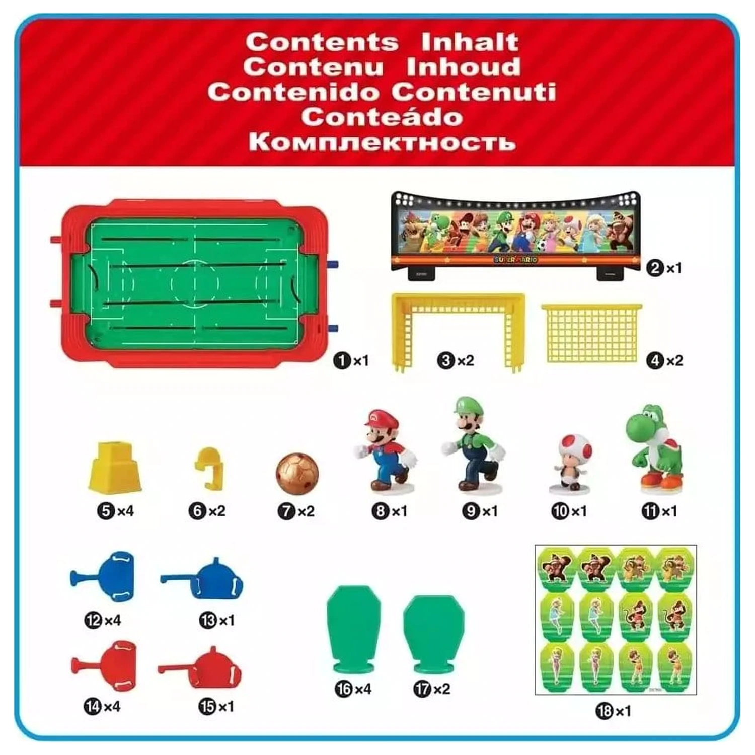 Super Mario hra Football Striker produktová fotografia