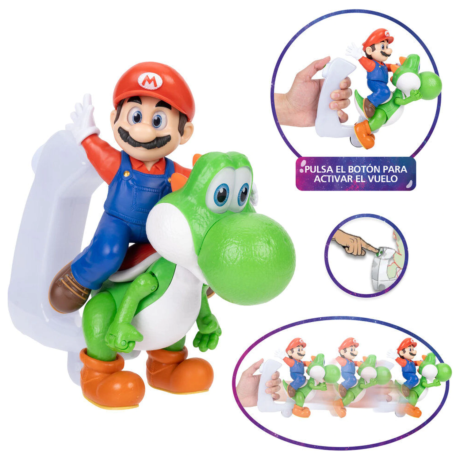 Super Mario Galaxy Movie Mario & Yoshi figúrka produktová fotografia