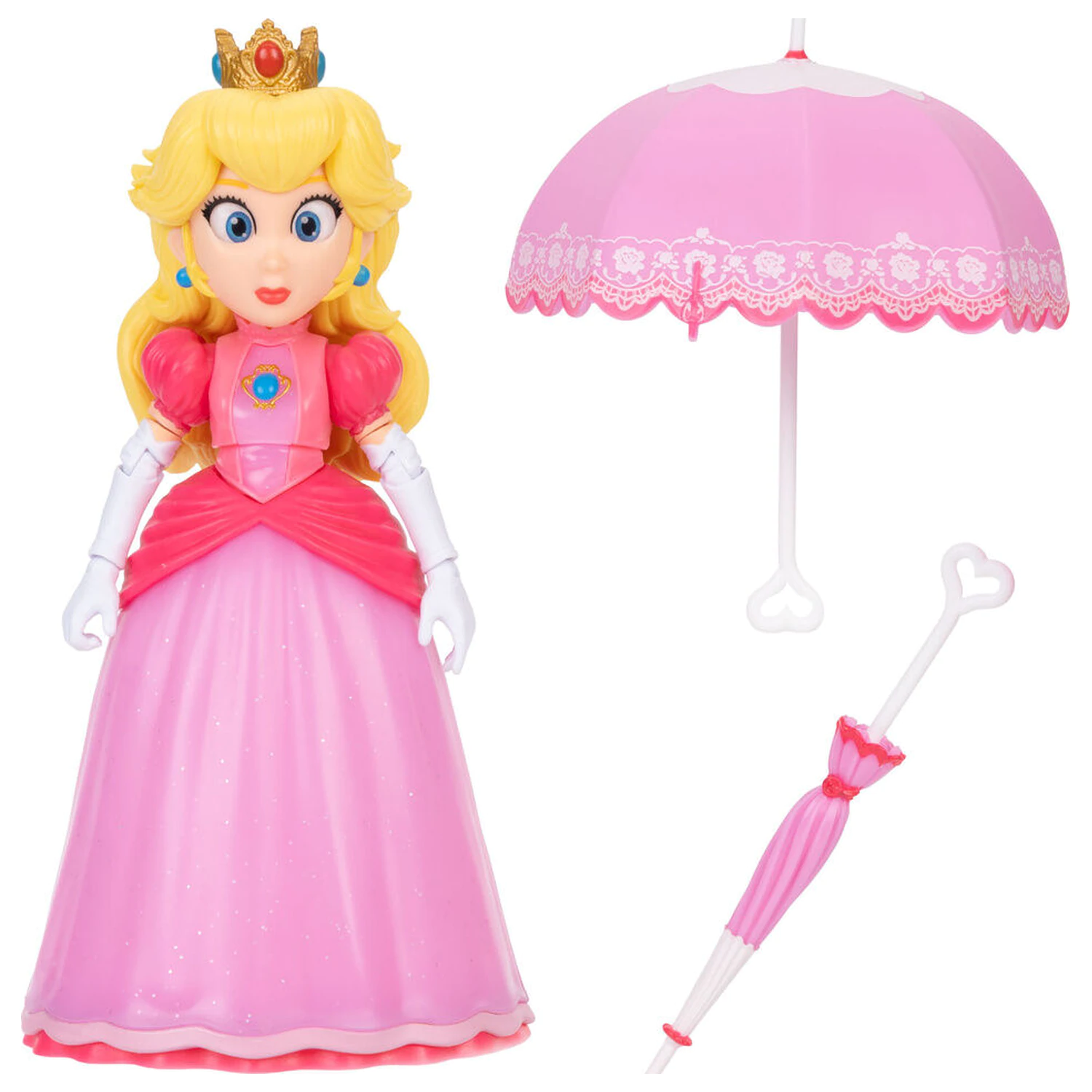 Super Mario Galaxy Movie Peach figúrka 13 cm produktová fotografia