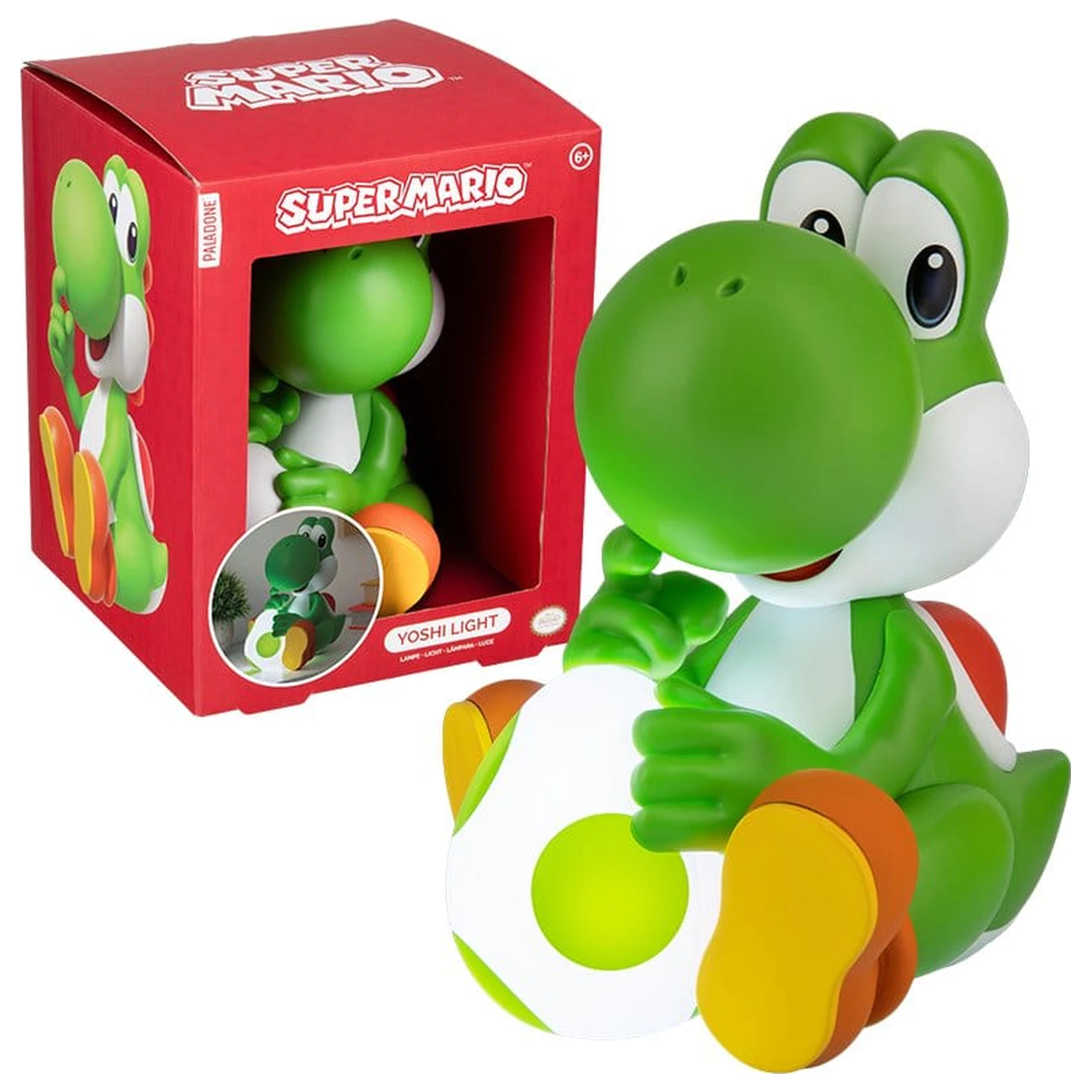Super Mario GloBuddies Light Yoshi 18 cm produktová fotografia