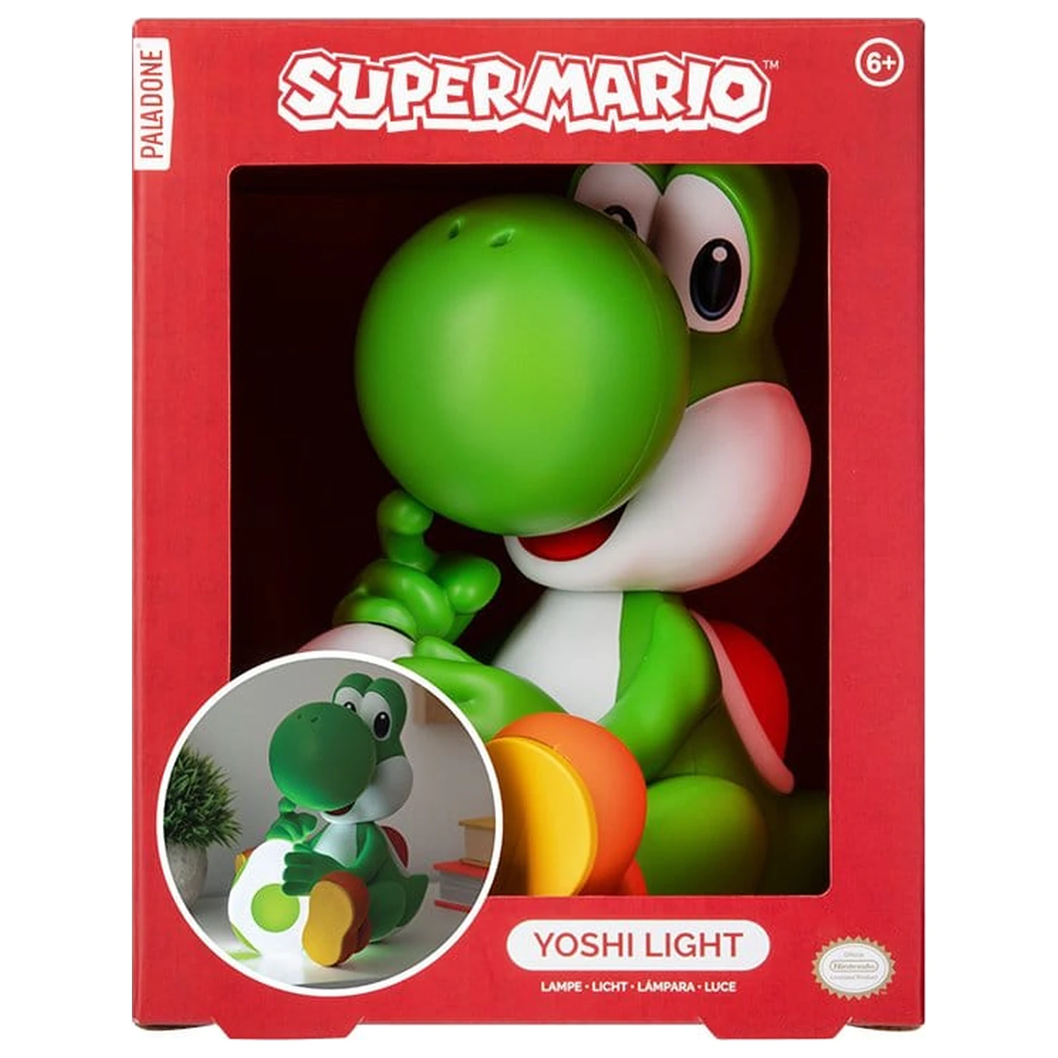 Super Mario GloBuddies Light Yoshi 18 cm produktová fotografia