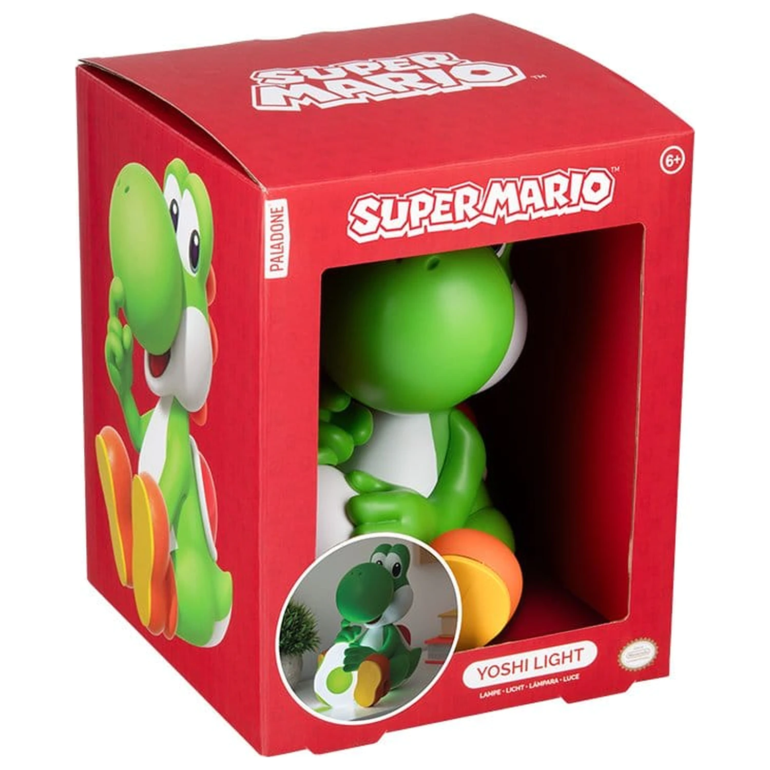 Super Mario GloBuddies Light Yoshi 18 cm produktová fotografia
