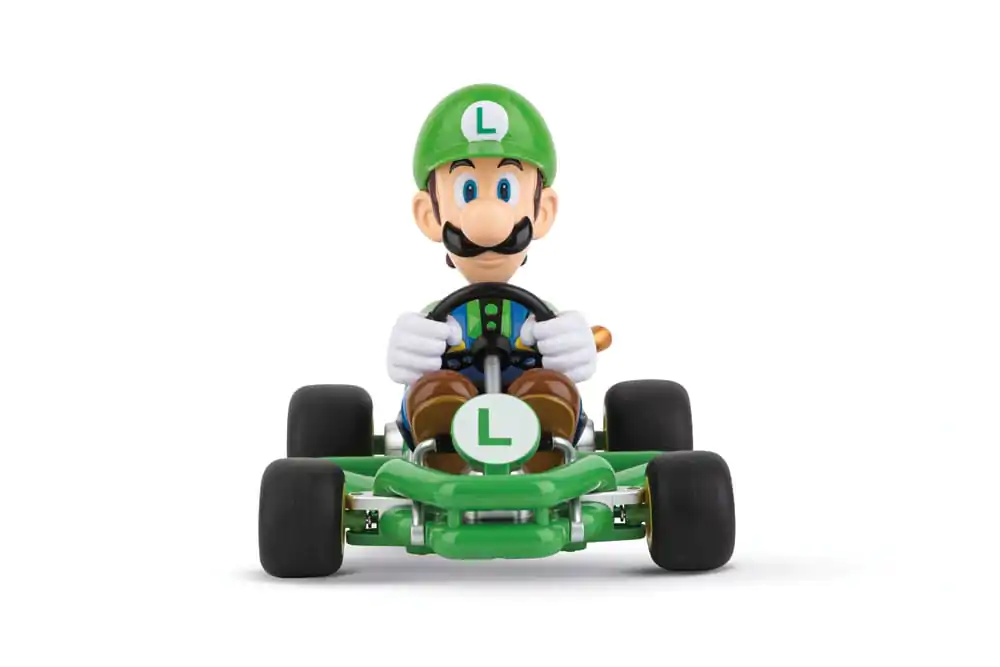 Super Mario Kart RC diaľkovo ovládané Auto 1/18 2.4GHz Pipe Kart Luigi produktová fotografia