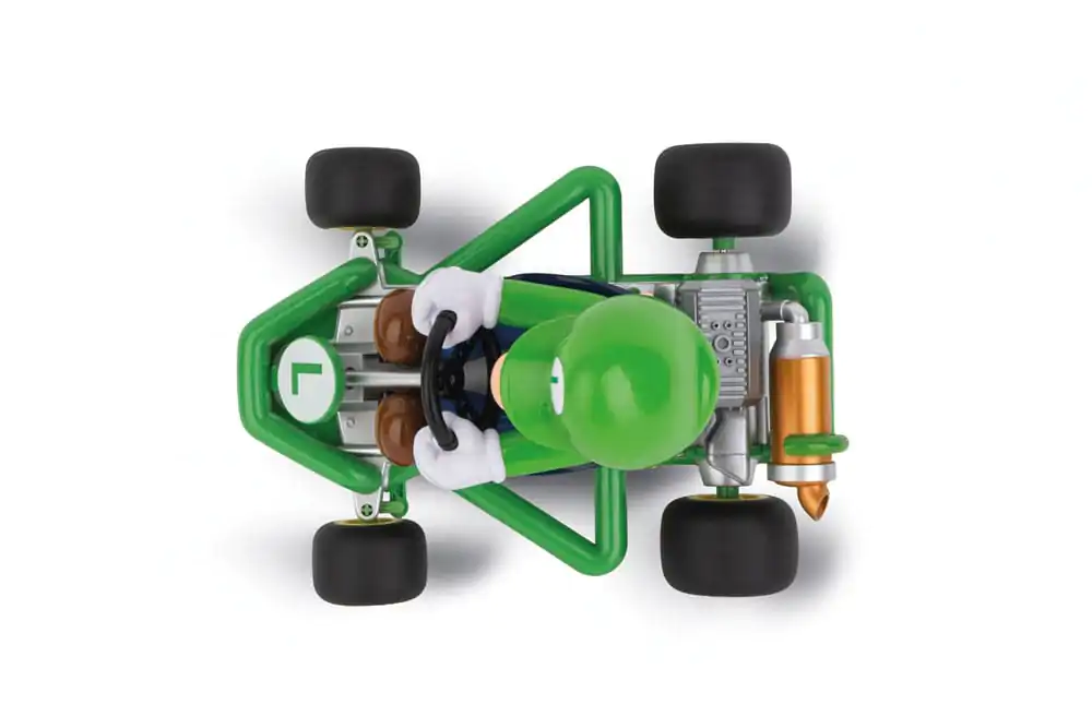 Super Mario Kart RC diaľkovo ovládané Auto 1/18 2.4GHz Pipe Kart Luigi produktová fotografia