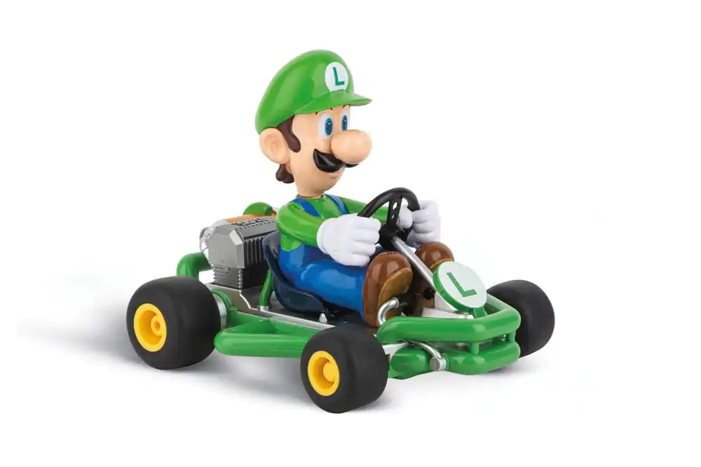 Super Mario Kart RC diaľkovo ovládané Auto 1/18 2.4GHz Pipe Kart Luigi produktová fotografia