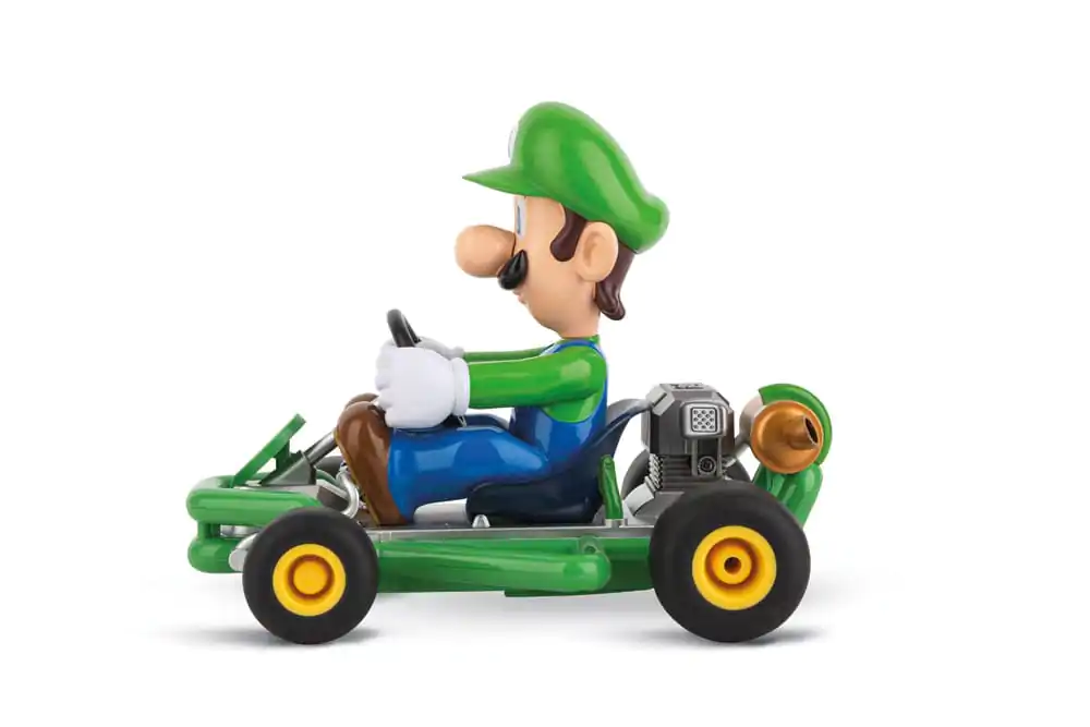 Super Mario Kart RC diaľkovo ovládané Auto 1/18 2.4GHz Pipe Kart Luigi produktová fotografia