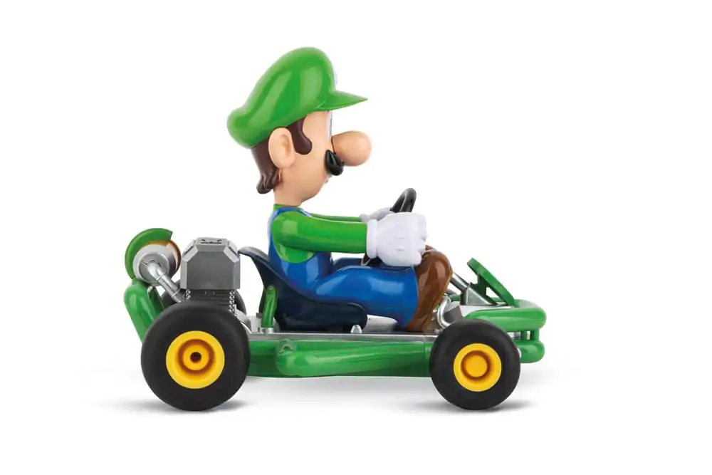 Super Mario Kart RC diaľkovo ovládané Auto 1/18 2.4GHz Pipe Kart Luigi produktová fotografia