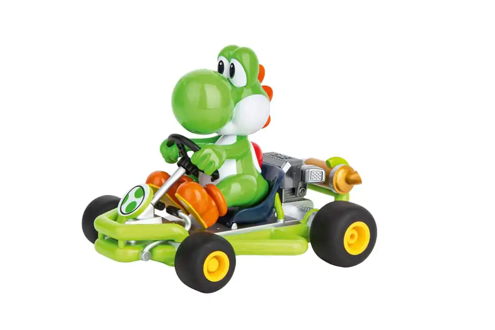Super Mario Kart RC diaľkovo ovládané auto 1/18 2.4GHz Pipe Kart Yoshi produktová fotografia