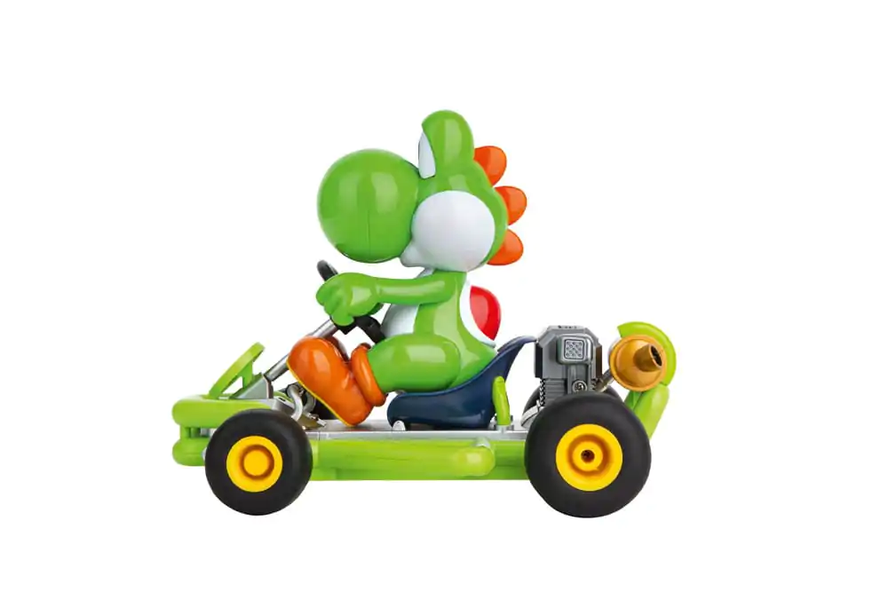 Super Mario Kart RC diaľkovo ovládané auto 1/18 2.4GHz Pipe Kart Yoshi produktová fotografia