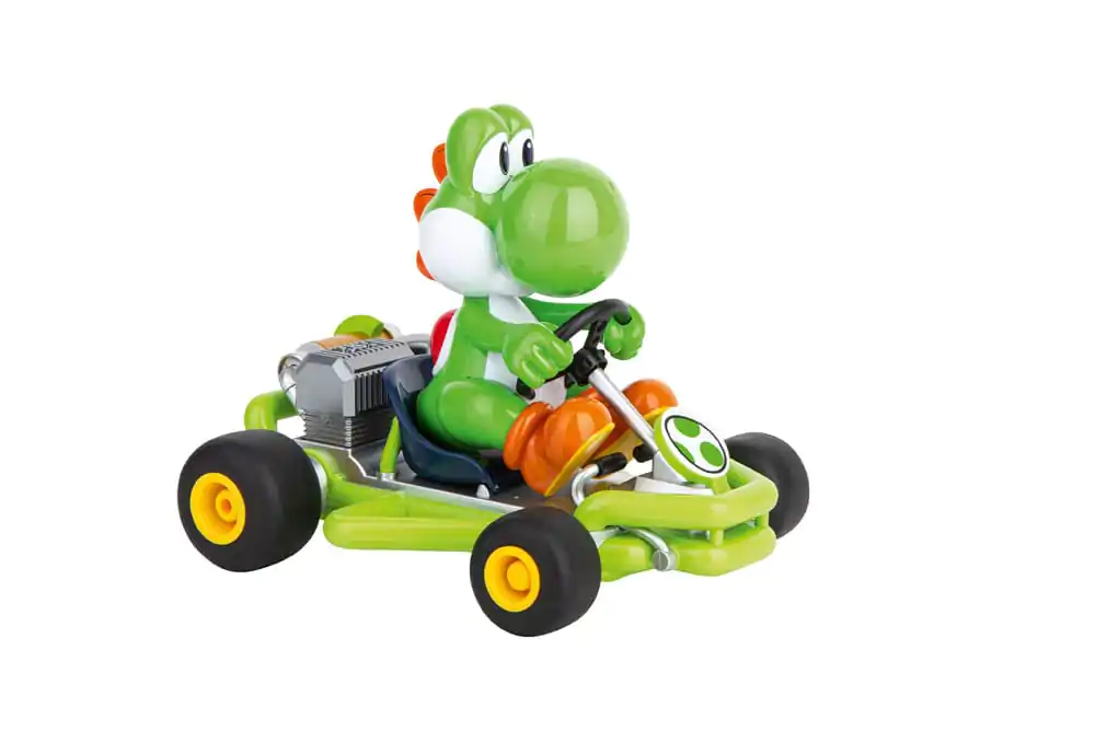 Super Mario Kart RC diaľkovo ovládané auto 1/18 2.4GHz Pipe Kart Yoshi produktová fotografia