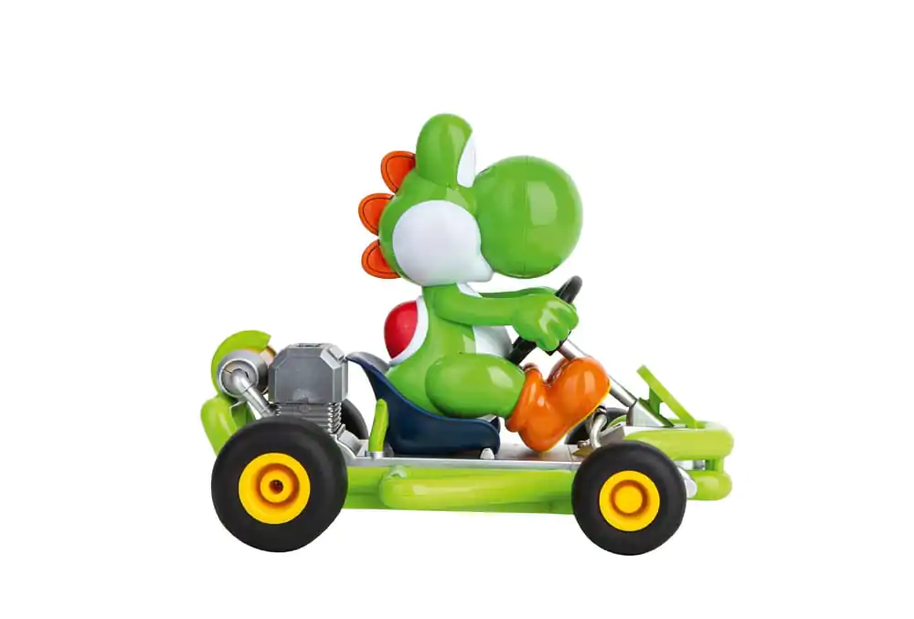 Super Mario Kart RC diaľkovo ovládané auto 1/18 2.4GHz Pipe Kart Yoshi produktová fotografia