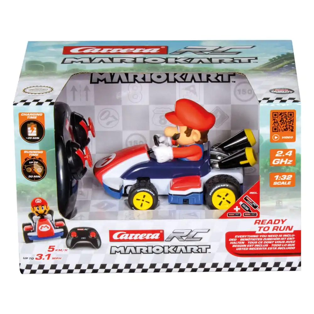 Super Mario Kart RC diaľkovo ovládaná závodná Karta 1/32 2.4GHz Mario produktová fotografia