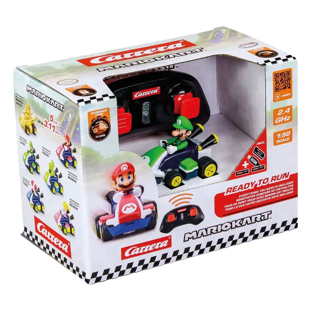 Super Mario Kart RC diaľkovo ovládané auto 1/50 2.4GHz Mini Luigi produktová fotografia