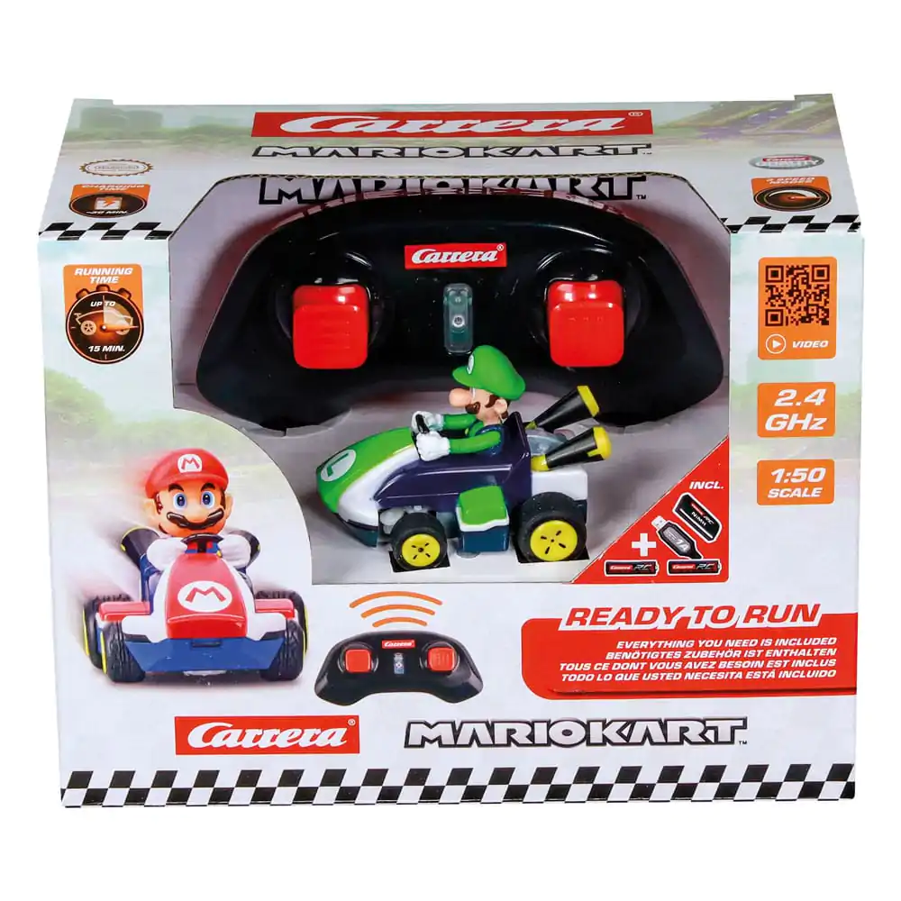 Super Mario Kart RC diaľkovo ovládané auto 1/50 2.4GHz Mini Luigi produktová fotografia