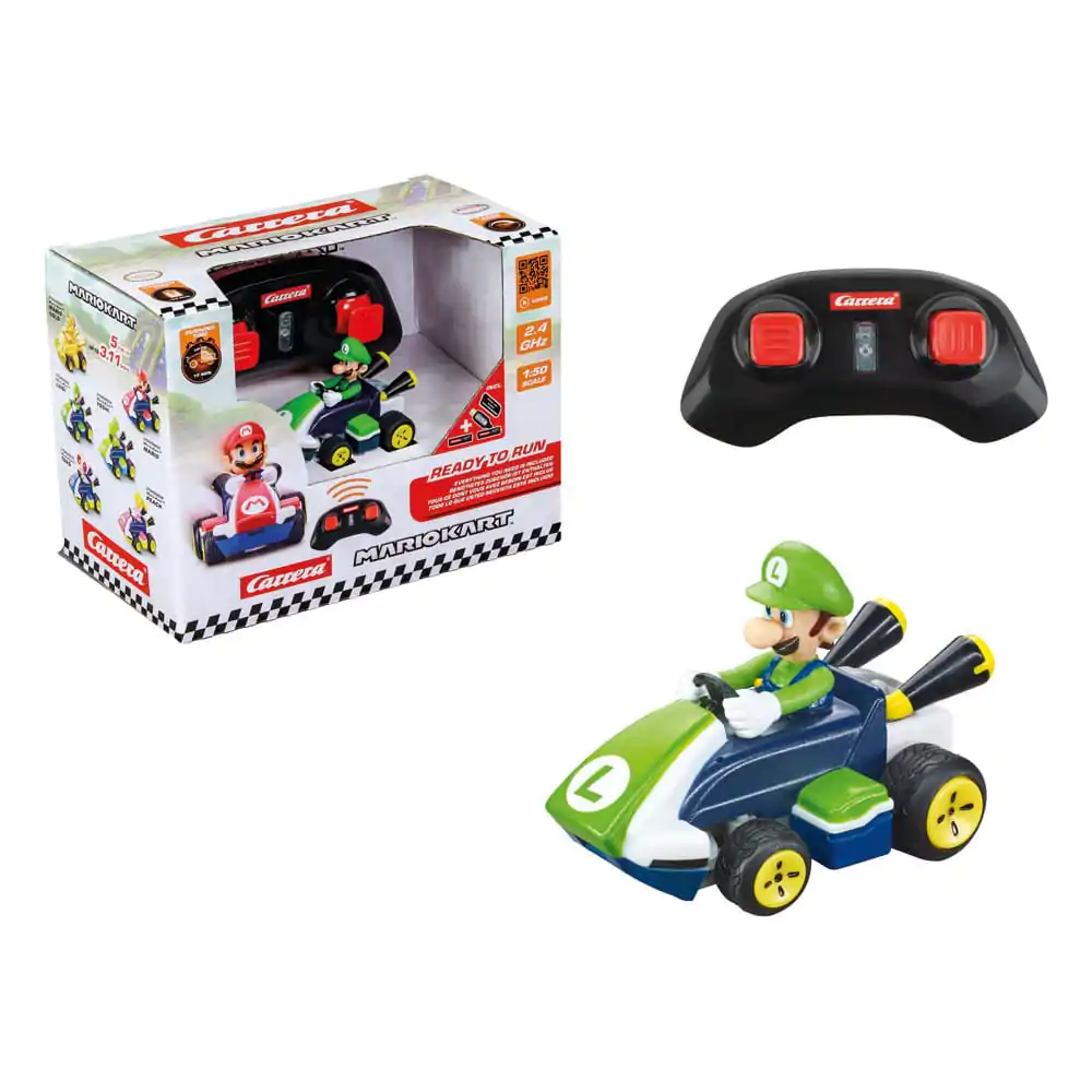 Super Mario Kart RC diaľkovo ovládané auto 1/50 2.4GHz Mini Luigi produktová fotografia