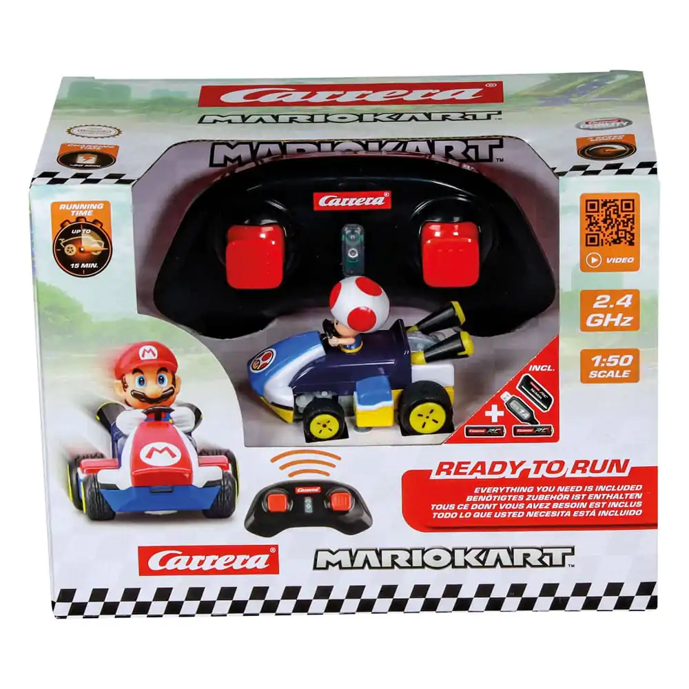 Super Mario Kart RC diaľkovo ovládané Auto 1/50 2.4GHz Mini Toad produktová fotografia