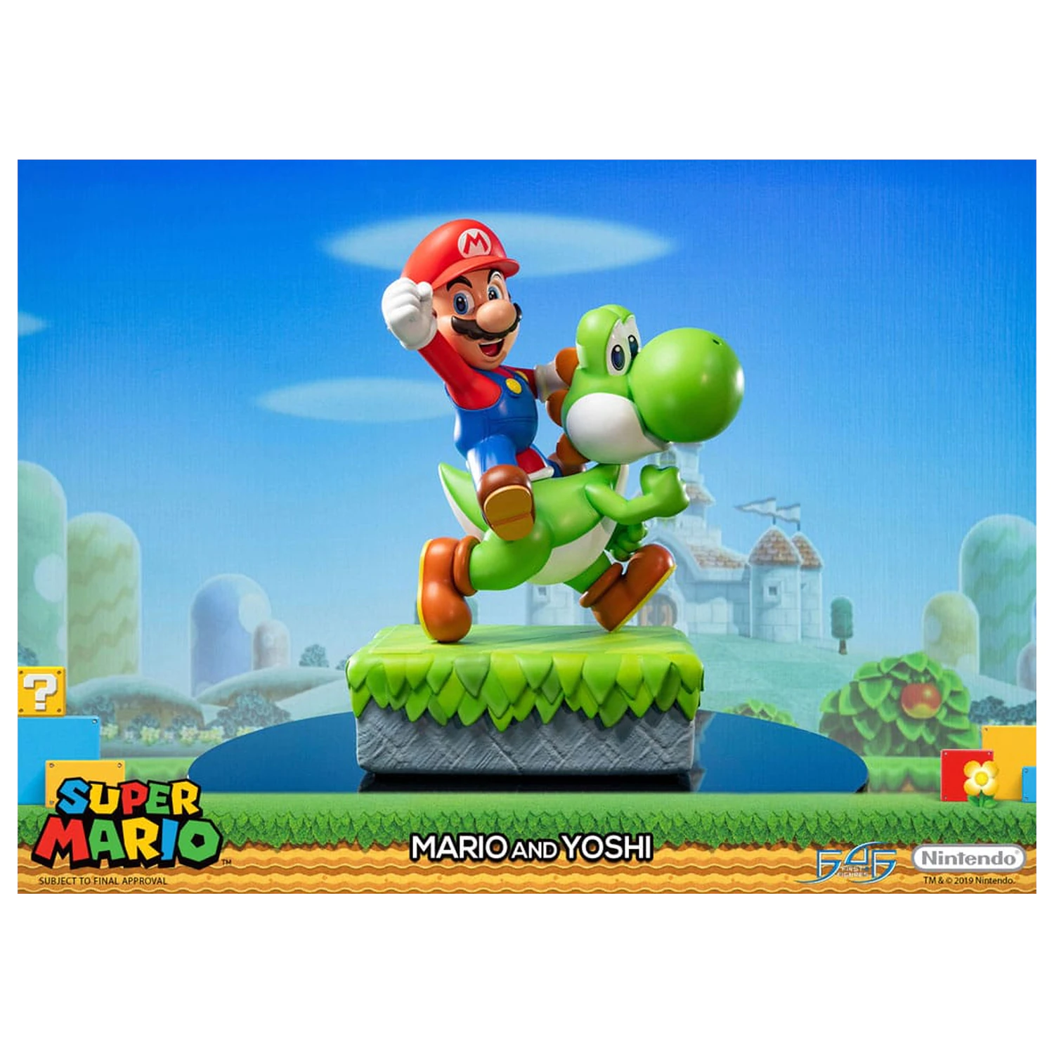 Super Mario socha Mario & Yoshi 48 cm produktová fotografia