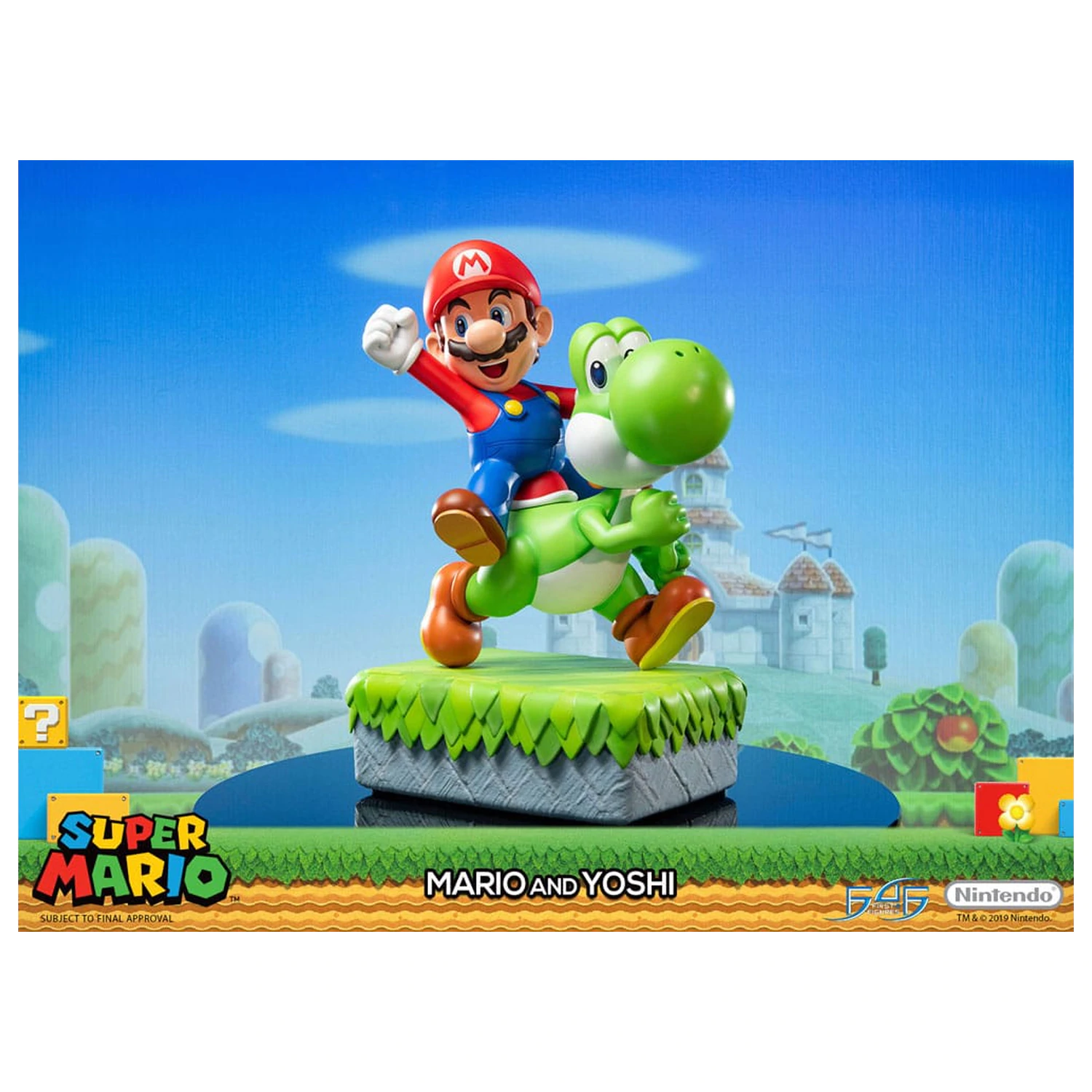 Super Mario socha Mario & Yoshi 48 cm produktová fotografia