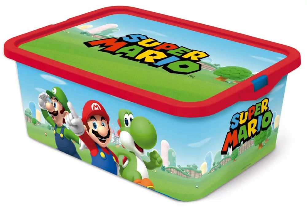 Super Mario plastový úložný box 13 l produktová fotografia