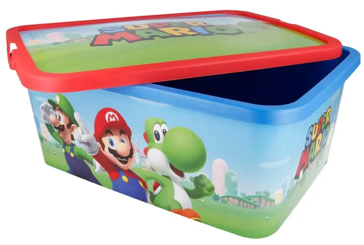 Super Mario plastový úložný box 13 l produktová fotografia