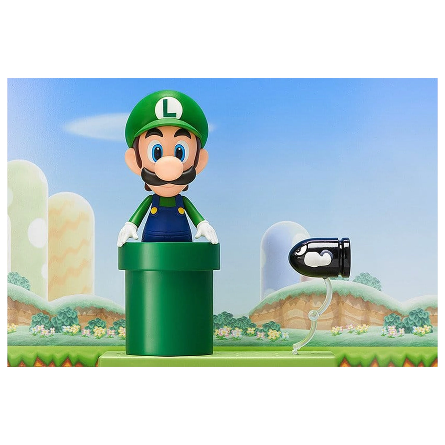 Super Mario Nendoroid akčná figúrka Luigi 10cm produktová fotografia