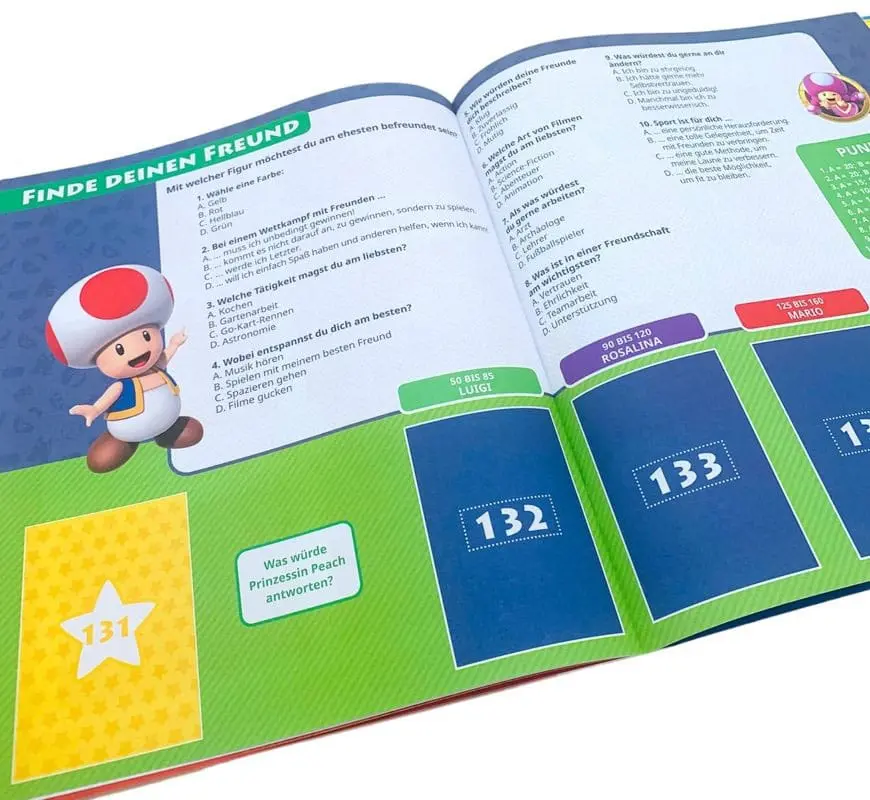 Super Mario Play Time Nálepky Zbierka Album s nálepkami *German Version* produktová fotografia
