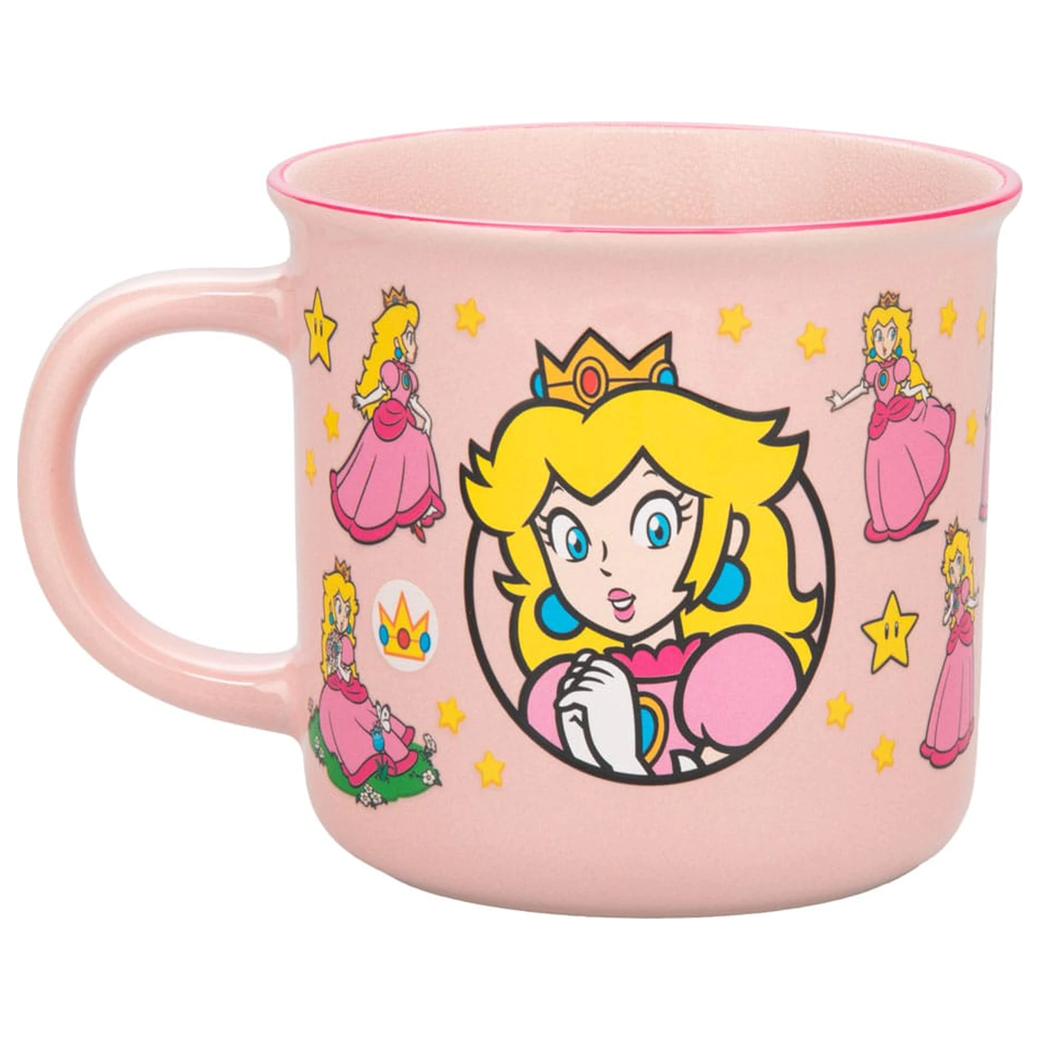Super Mario hrnček meniaci farbu Princess Peach produktová fotografia