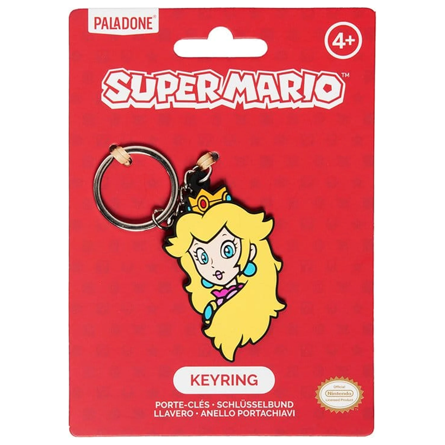 Super Mario prívesok na kľúče Princess Peach PVC 6 cm produktová fotografia