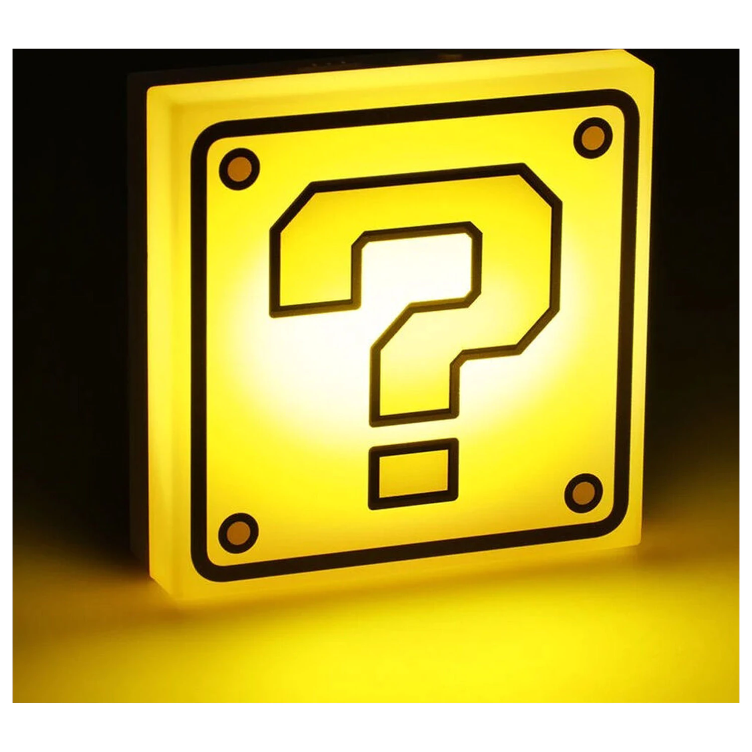 Super Mario Question Block svetlo produktová fotografia