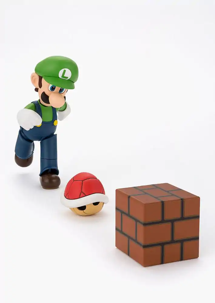 Super Mario S.H. Figuarts akčná figúrka Luigi 11 cm produktová fotografia