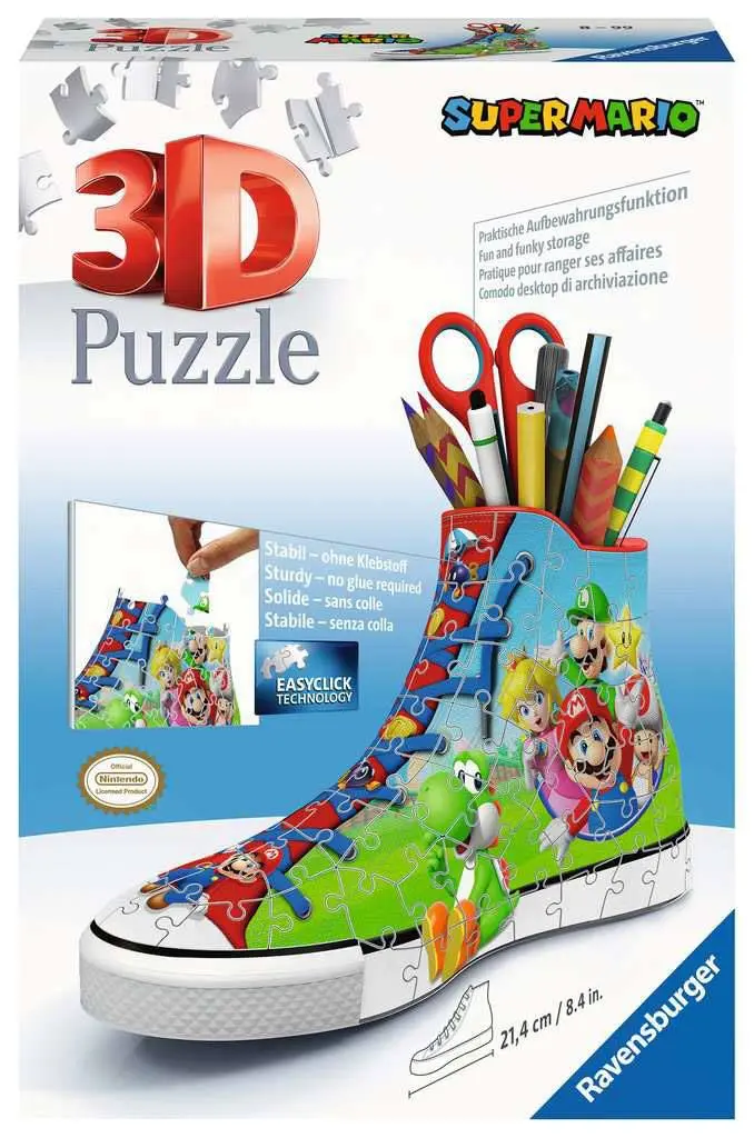 Super Mario 3D Puzzle Teniska (108 dielikov) produktová fotografia