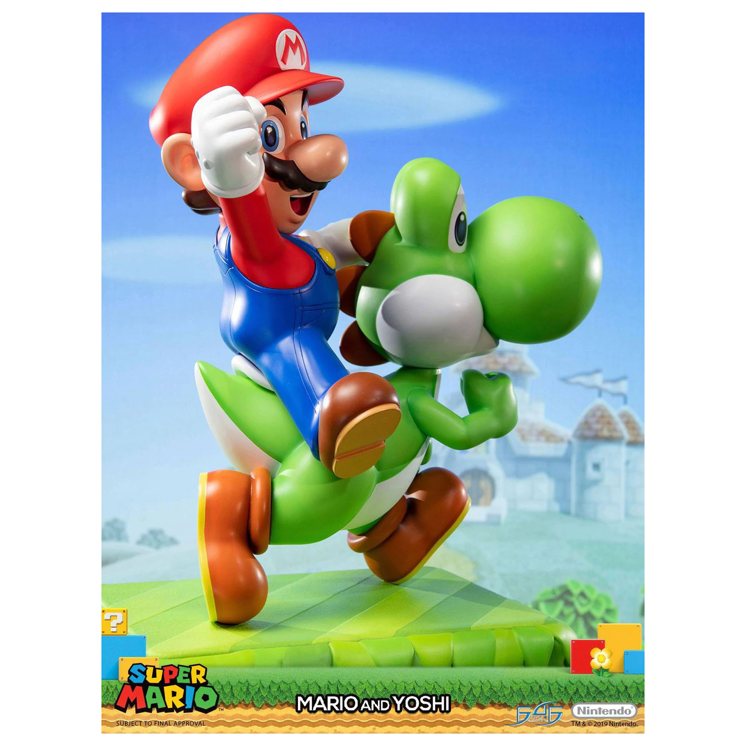 Super Mario Socha Mario & Yoshi 48 cm produktová fotografia