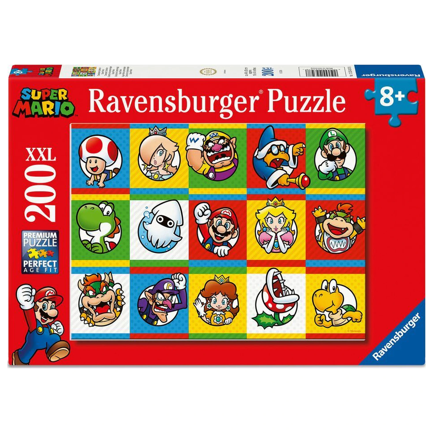 Super Mario XXL puzzle 200 kusov produktová fotografia