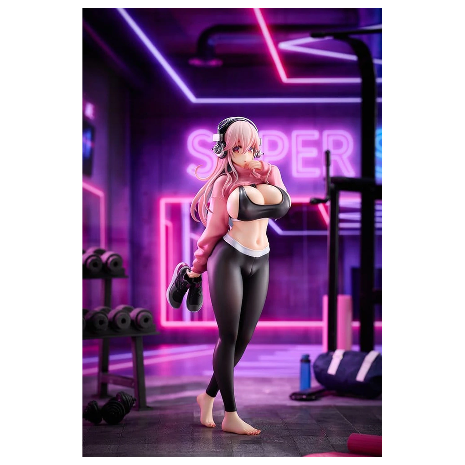 Super Sonico PVC figúrka 1/6 Exercise Ver. 27 cm produktová fotografia
