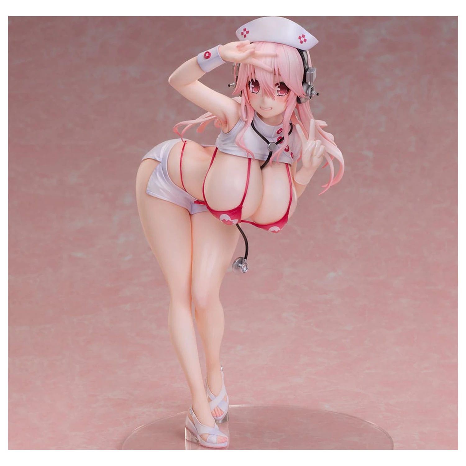Super Sonico PVC Socha 1/6 Super Sonico Nurse Bikini Ver. 22 cm produktová fotografia