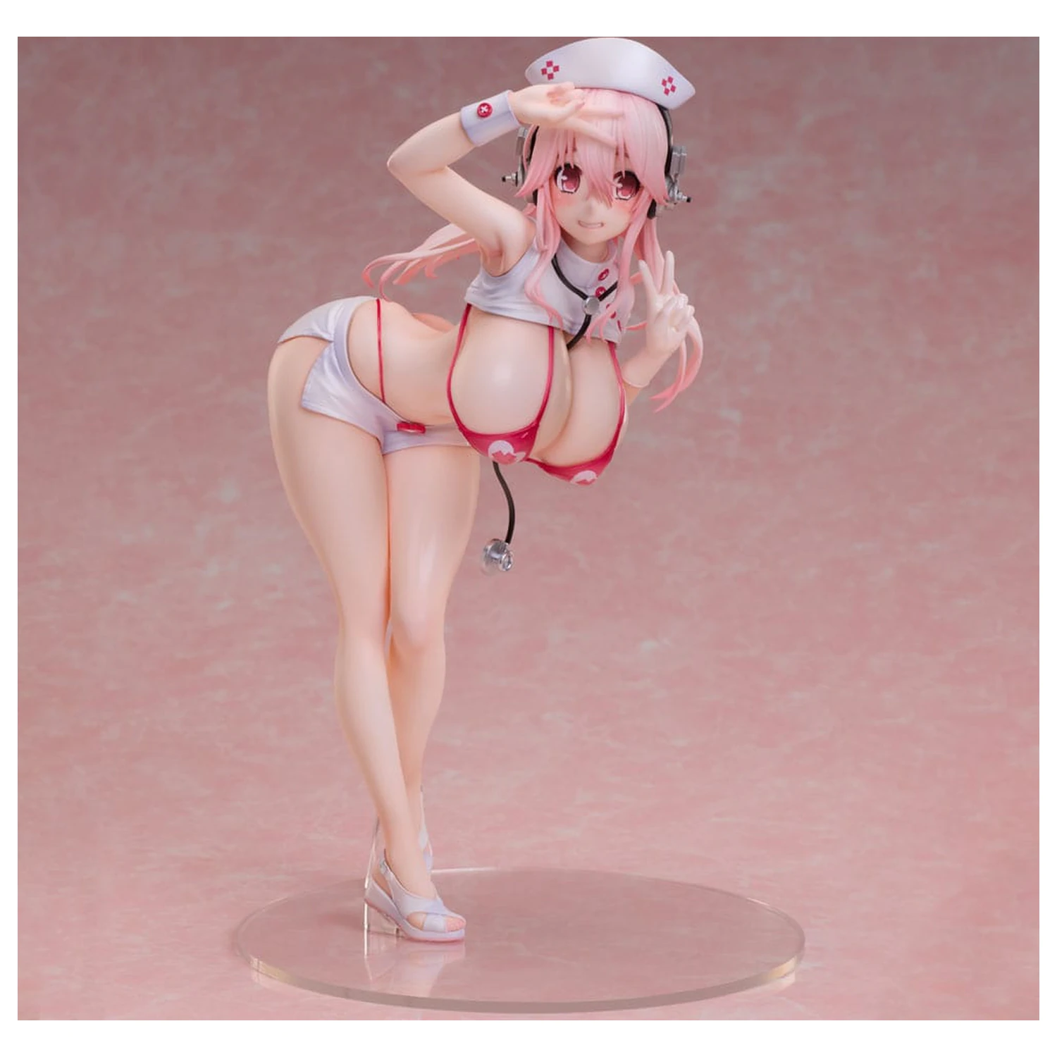 Super Sonico PVC Socha 1/6 Super Sonico Nurse Bikini Ver. 22 cm produktová fotografia