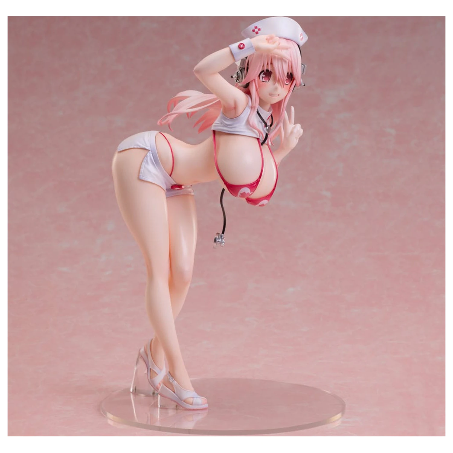 Super Sonico PVC Socha 1/6 Super Sonico Nurse Bikini Ver. 22 cm produktová fotografia