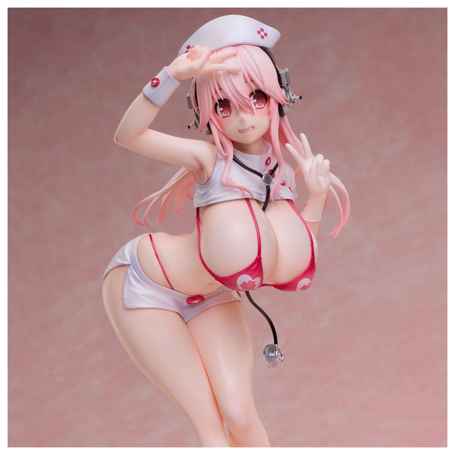 Super Sonico PVC Socha 1/6 Super Sonico Nurse Bikini Ver. 22 cm produktová fotografia