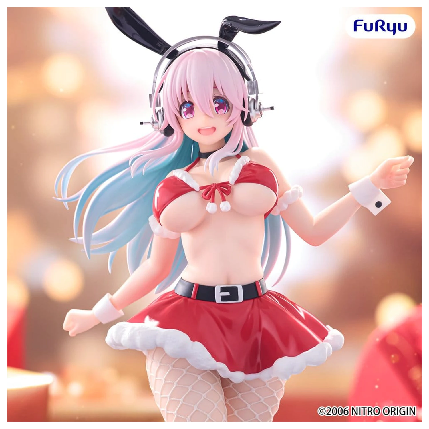 Super Sonico BiCute Bunnies PVC figúrka Santa Ver. 30 cm produktová fotografia