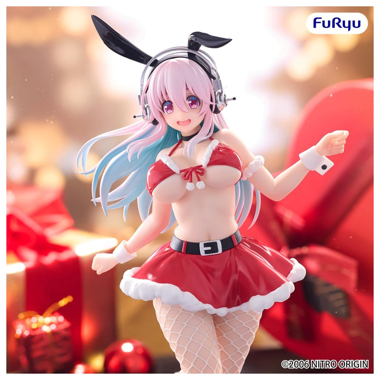 Super Sonico BiCute Bunnies PVC figúrka Santa Ver. 30 cm produktová fotografia