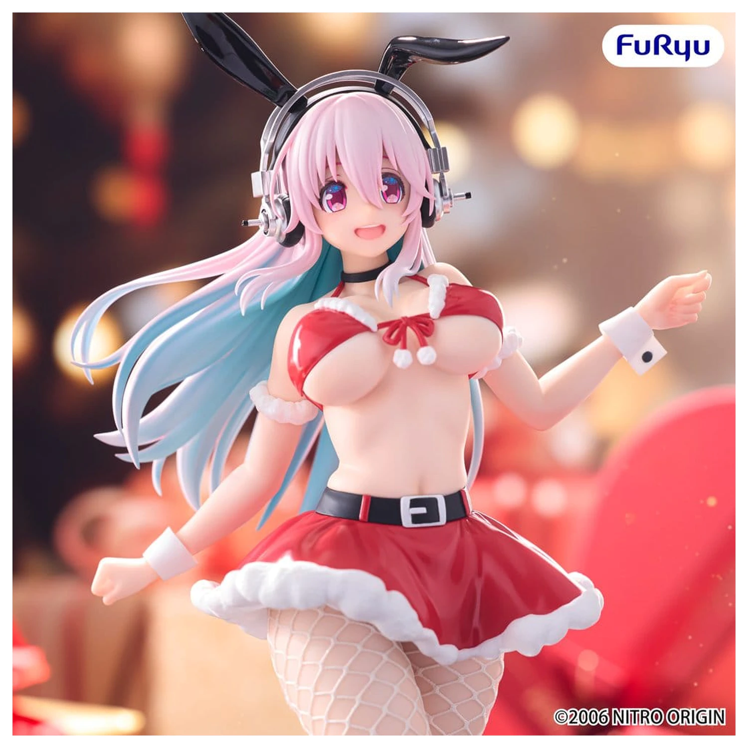 Super Sonico BiCute Bunnies PVC figúrka Santa Ver. 30 cm produktová fotografia