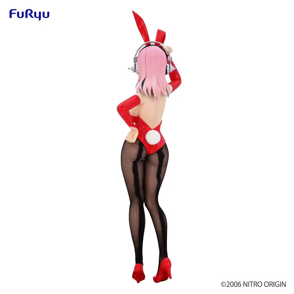 Super Sonico BiCute Bunnies PVC Socha Super Sonico Red Ver. 28 cm produktová fotografia