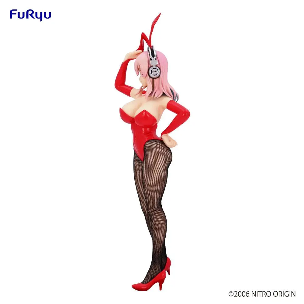 Super Sonico BiCute Bunnies PVC Socha Super Sonico Red Ver. 28 cm produktová fotografia