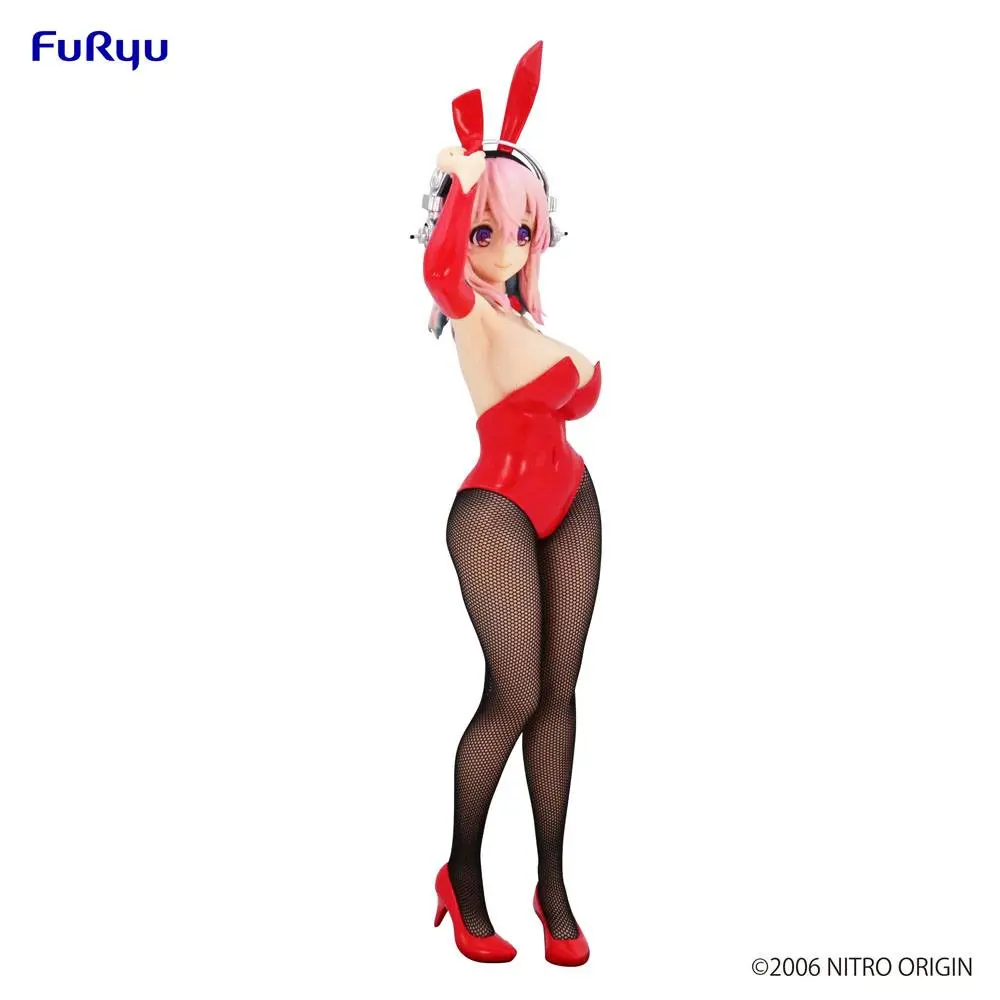 Super Sonico BiCute Bunnies PVC Socha Super Sonico Red Ver. 28 cm produktová fotografia