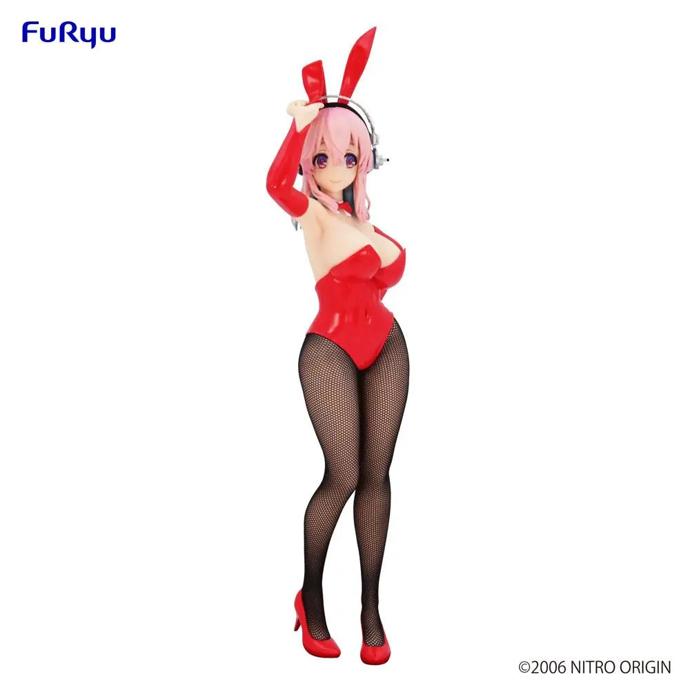 Super Sonico BiCute Bunnies PVC Socha Super Sonico Red Ver. 28 cm produktová fotografia