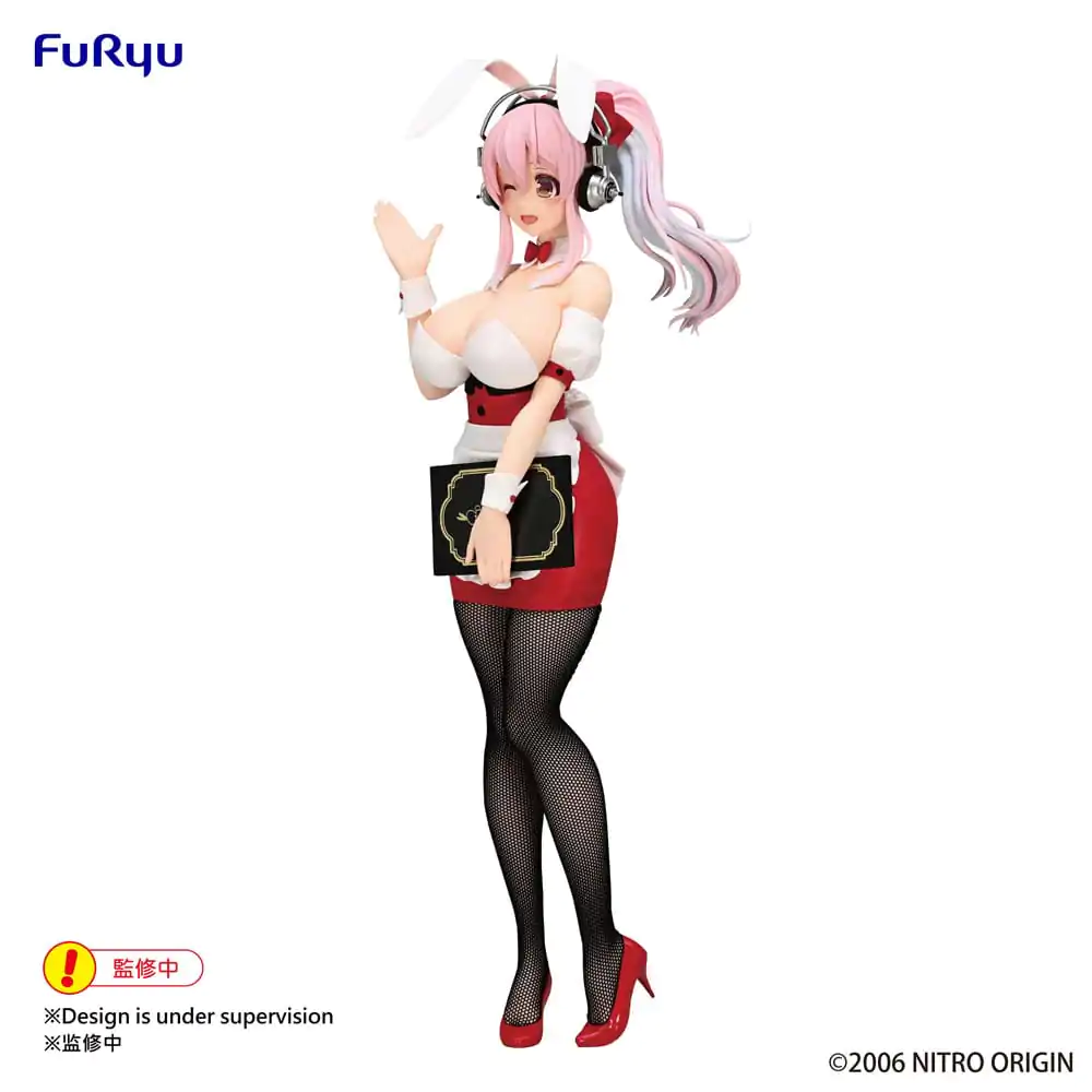 Super Sonico BiCute Bunnies PVC figúrka 28 cm Super Sonico Waitress ver. termékfotó