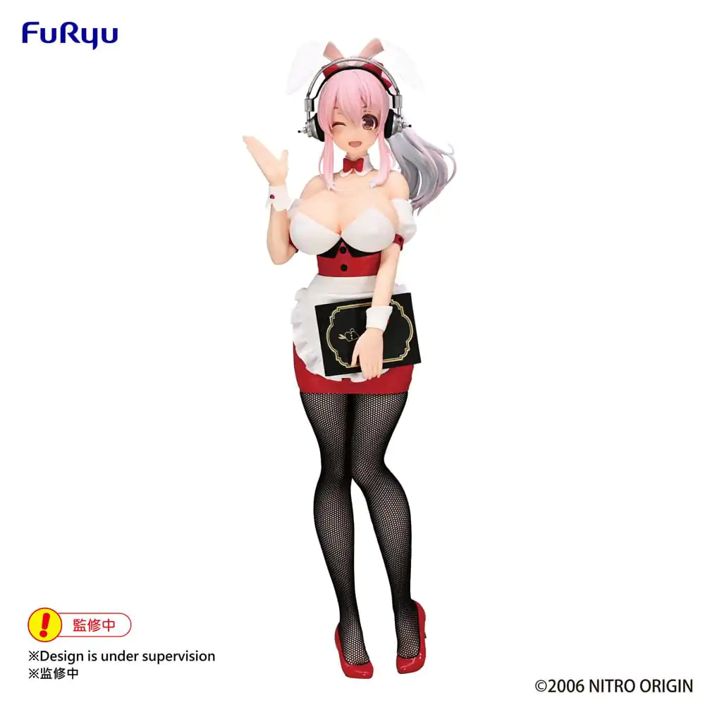 Super Sonico BiCute Bunnies PVC figúrka 28 cm Super Sonico Waitress ver. termékfotó