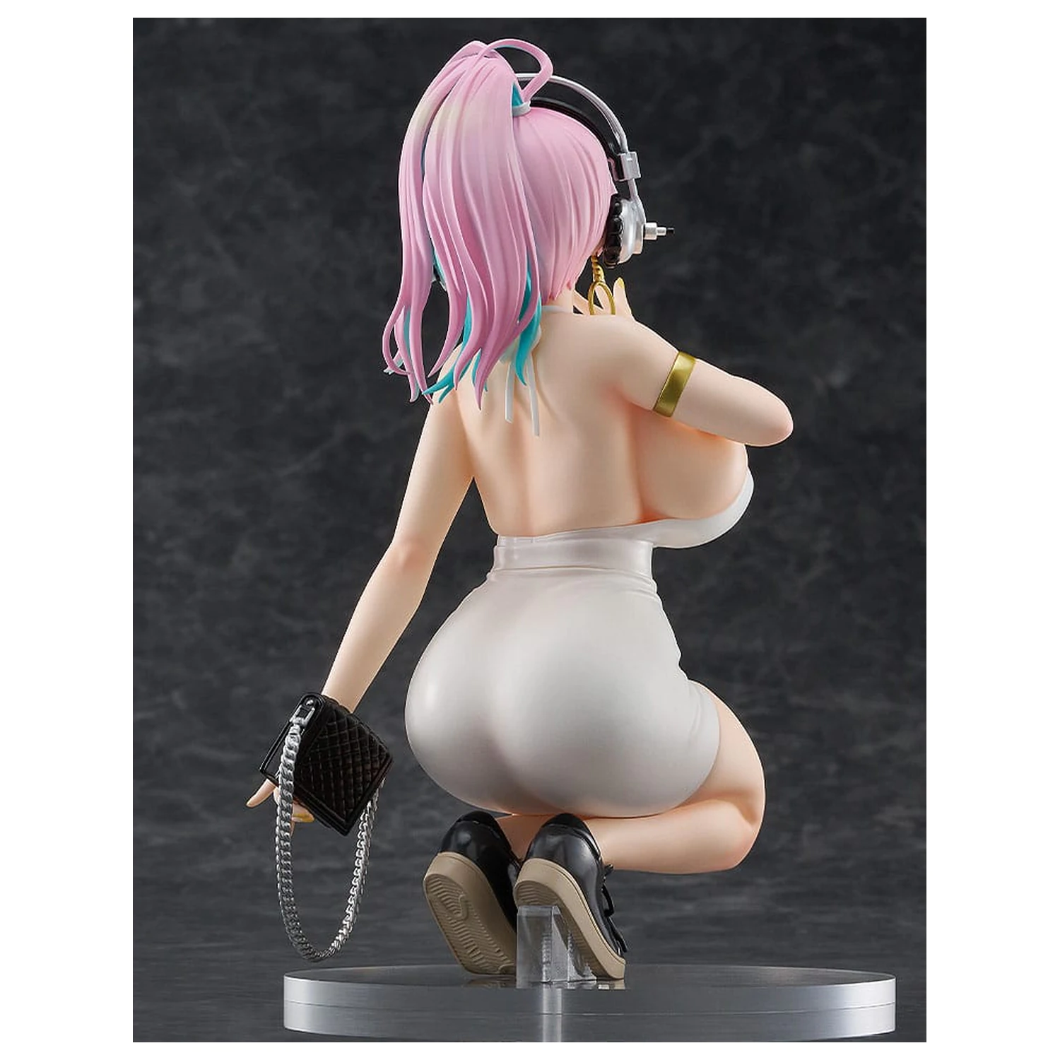 Super Sonico Pop Up Parade PVC socha Super Sonico: 15th Mini Dress Ver. L Size 20 cm produktová fotografia